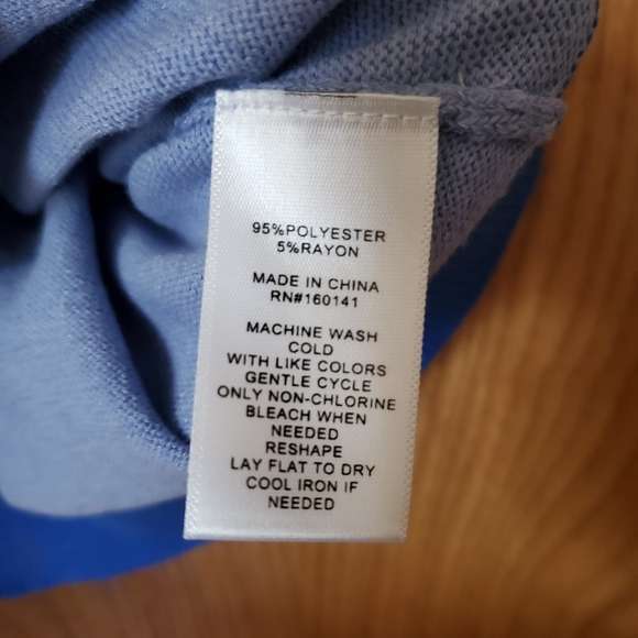 Blue flower sweater - Picture 4 of 8